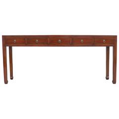 Fine Jumu Console Table with Drawers