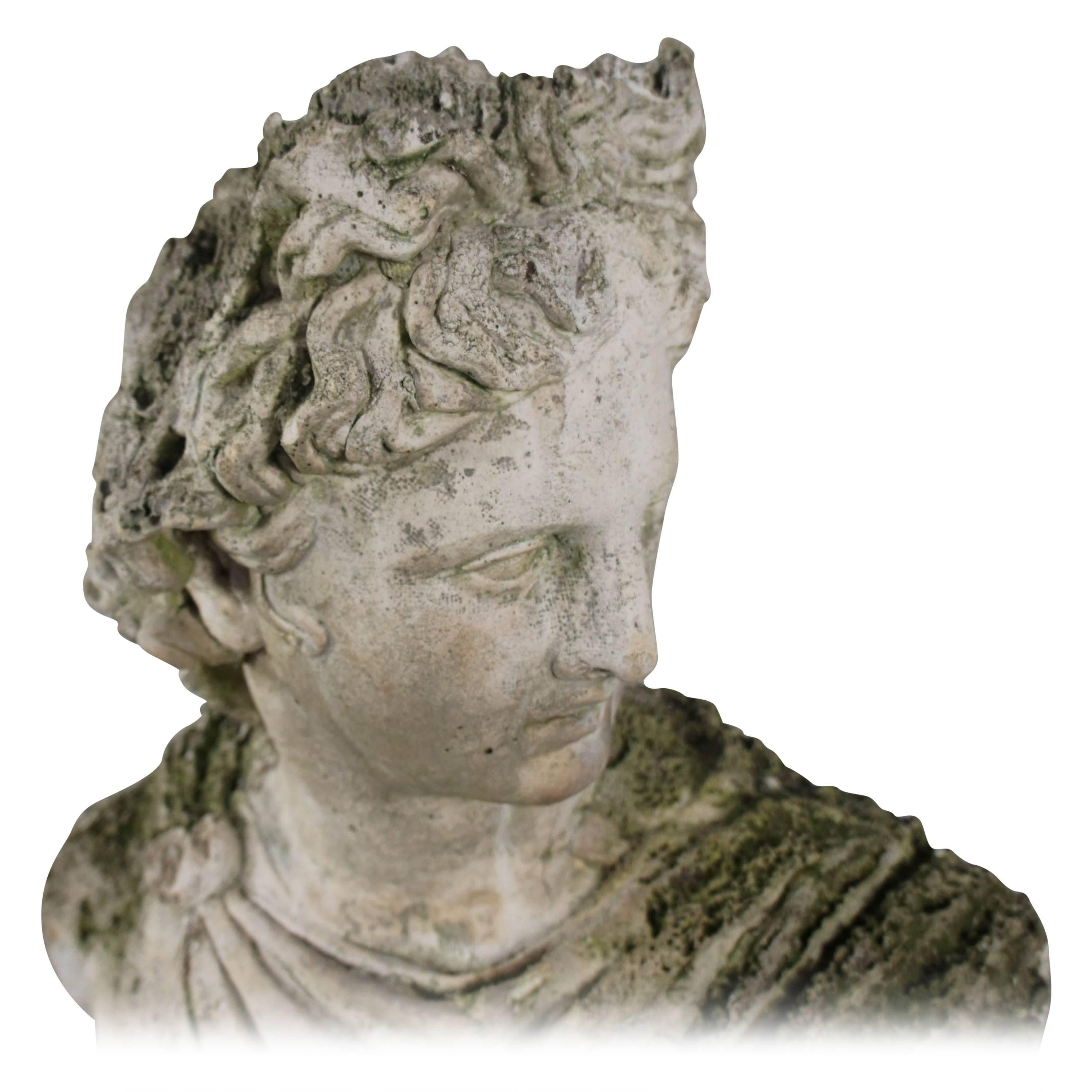 20th Century, Large Composite Bust of Apollo