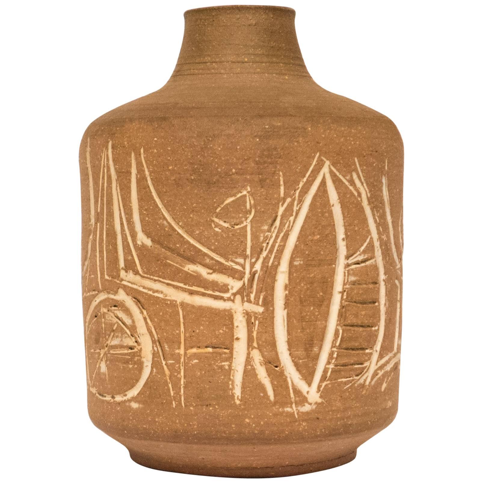 Clyde Burt Studio Ceramic Vase