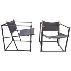 Pair of Cube Chairs by Radboud Van Beekum for Pastoe