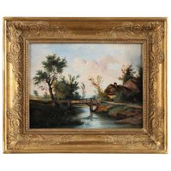 19th Century Landscape Attributed to Jean-Charles Remond