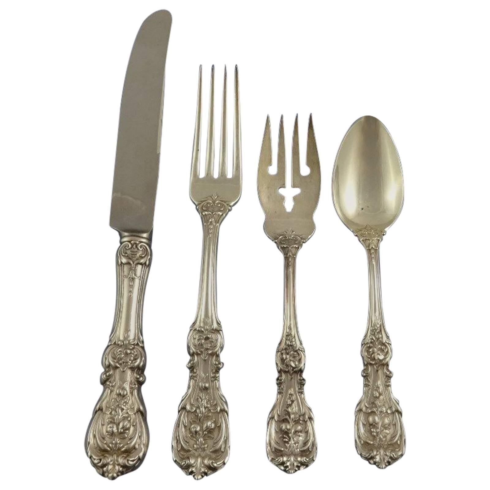 french Blade Francis I Sterling Silver by Reed & Barton 4 piece Place Setting 
