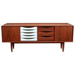 Arne Vodder Inspired Danish Teak Sideboard