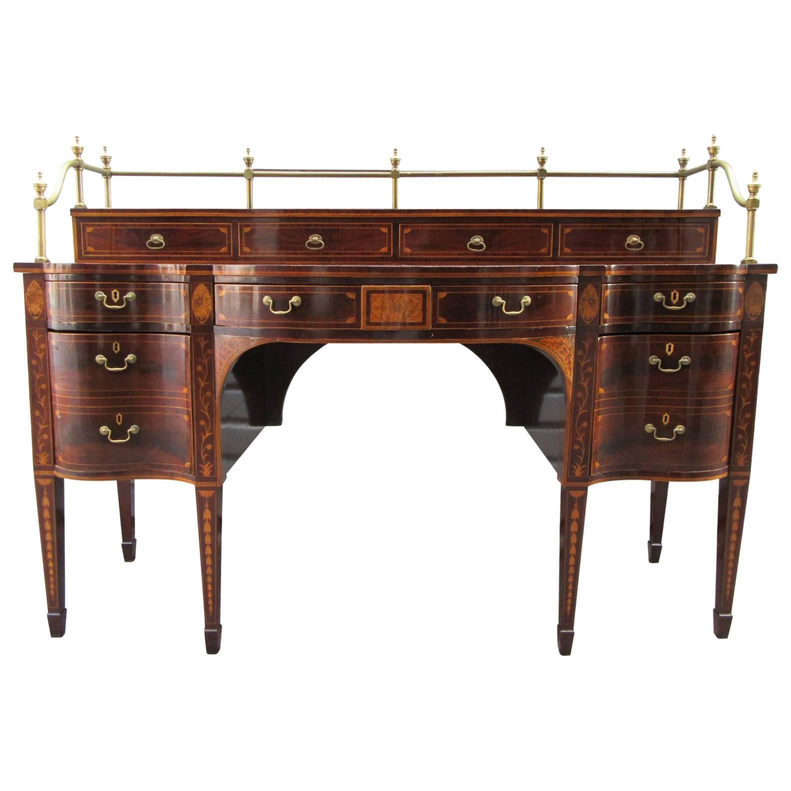 Late 18th Century English George III Hepplewhite Mahogany Sideboard