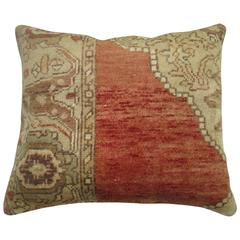 Sivas Turkish Rug Pillow Vintage Sivas Turkish Rug Pillow