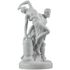 Bisque "The Rape of Proserpina" after a Sevres Model by Louis-Simon Boizot