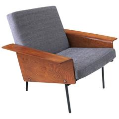 Außergewöhnlicher G10-Stuhl von Pierre Guariche:: Frankreich:: 1954