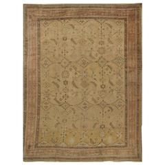 Antique Turkish Oushak Rug 7