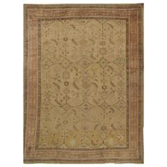 Antique Turkish Oushak Rug