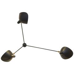 Original 1955s Serge Mouille Three-Armed Wall Light