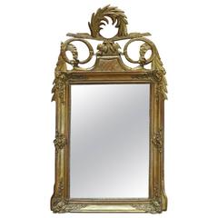 19th Century Gilt Louis XVI Style Mirror