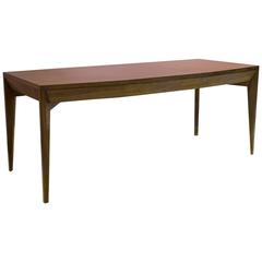 Elegant Hand-Carved Walnut Table, Italy, 1950s 7
