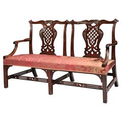 George III Mahogany Settee 7