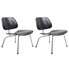 Pair of Early LCM Lounge Chairs by Charles Eames for Herman Miller