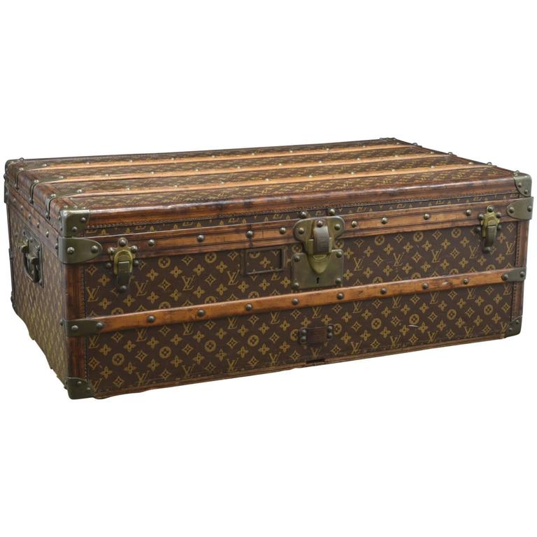 Vintage Louis Vuitton Cabin Trunk with Original Monogram For Sale at  1stDibs