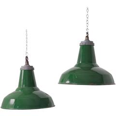 Green Industrial Pendants