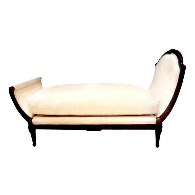 19th Century French Louis XVI Style Chaise Lounge
