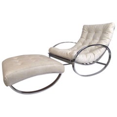 Chaise à bascule Ellipse de Renato Zevi du milieu du siècle dernier par Selig