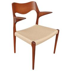 NO Moller Teak Armchair Model 55 