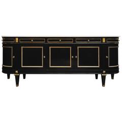 Louis XVI Style French Vintage Grand Buffet Louis XVI Style French Used Grand Buffet