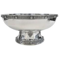 Unusual, Celtic Border, Sterling Silver Handcrafted Bowl