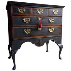 Antique Chest of Drawers Dresser French Painted Georgian, 18th Century