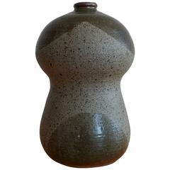 1960s Double Gourd Form Ceramic Vase