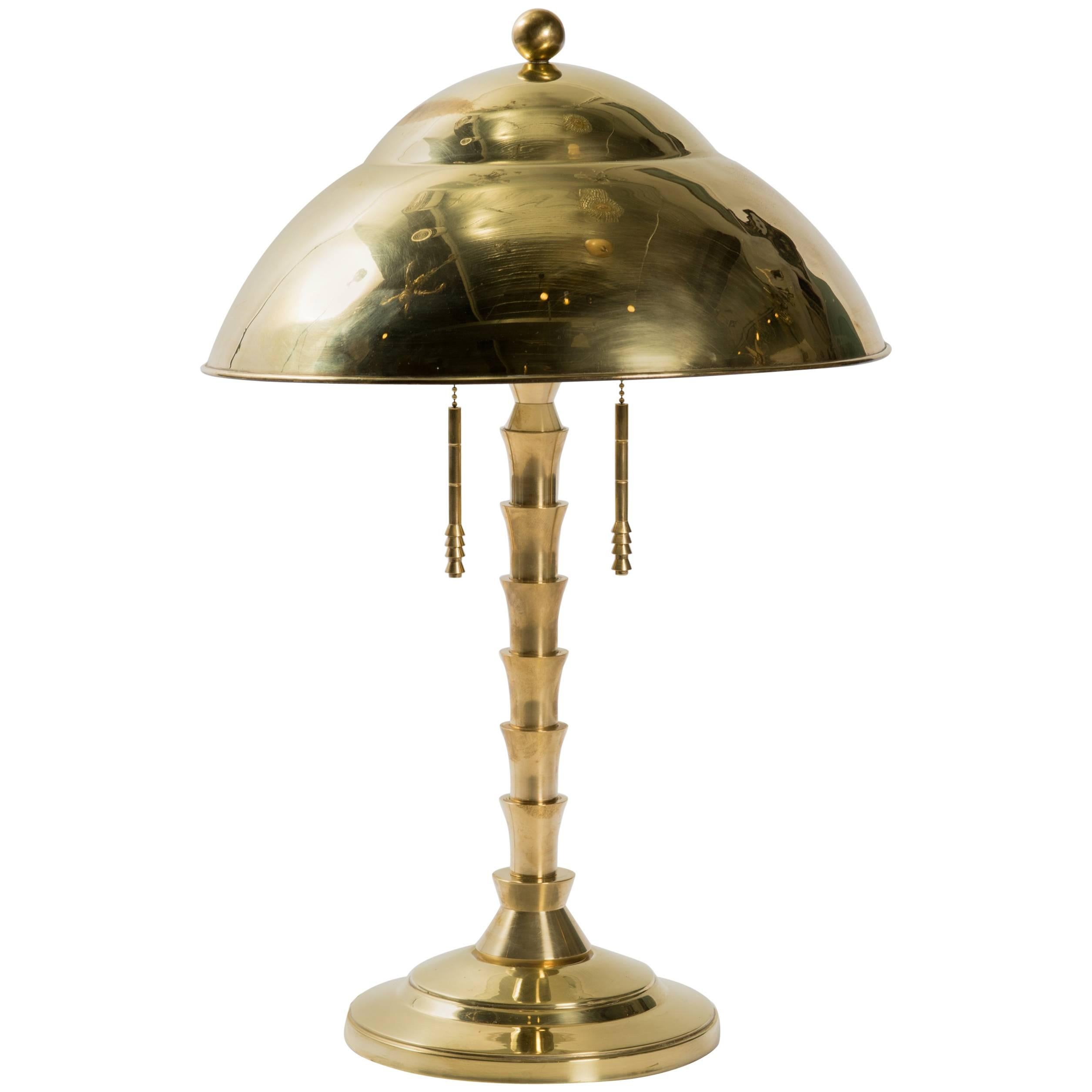 Jay Spectre Brass Lamp for Hanson