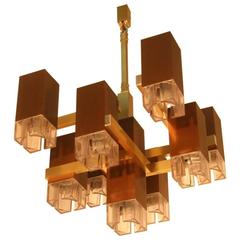 Minimal Sculpture Sciolari Aluminium Plexiglass Design