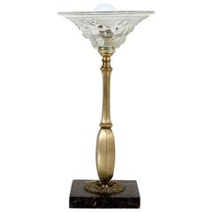 Art Deco Copper Lamp, circa 1920