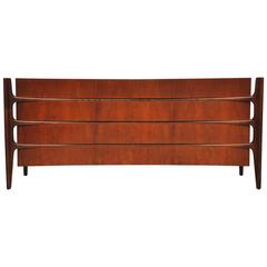 William Hinn Walnut Eight-Drawer Dresser