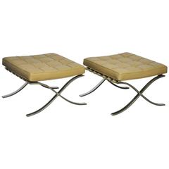Barcelona Stools by Mies Van Der Rohe 4