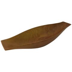 Arthur Umanoff Taverneau Collection Carved Wood Bowl 7