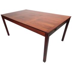 Mid-Century Modern Vejle Stole Mobelfabrik Rosewood Dining Table 8