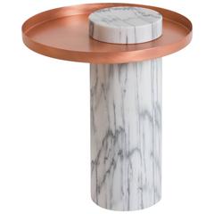 'Salute' Marble and Copper Side Table by Sebastian Herkner