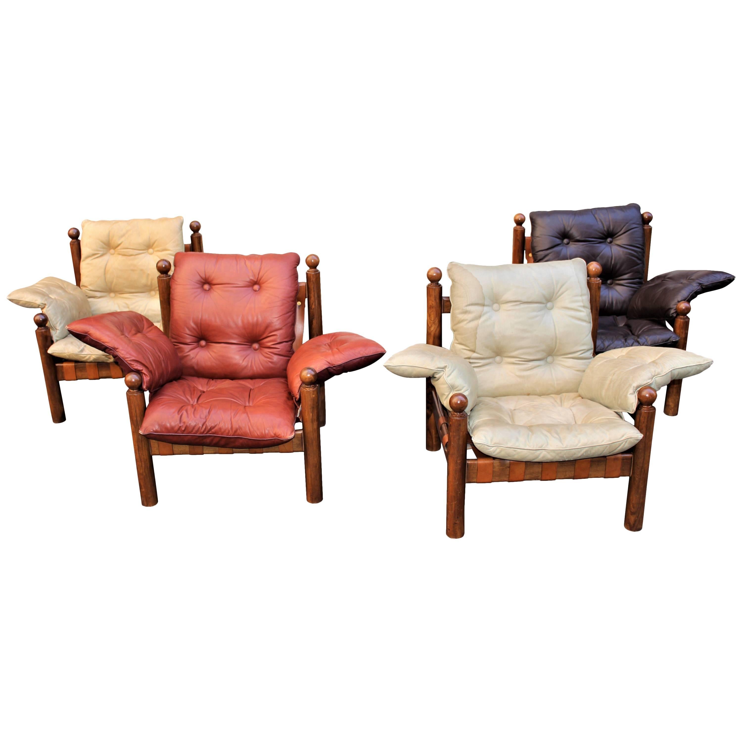 Italian Chairs in Style of Sergio Rodriguez 