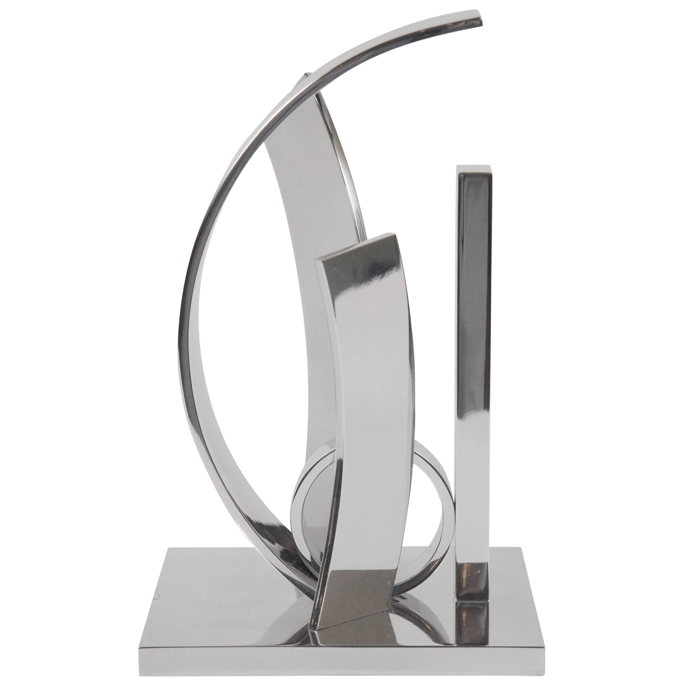 Sculpture en aluminium poli "Surge" d'Alexander Liberman