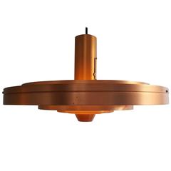 Sophus Frandsen Copper Fibonacci Pendant Light for Fog & Mørup Denmark, 1963