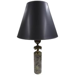Norman Perry Solid Figural Stone Marble Table Lamp