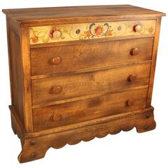 Vintage Signed Monterey Four-Drawer Dresser