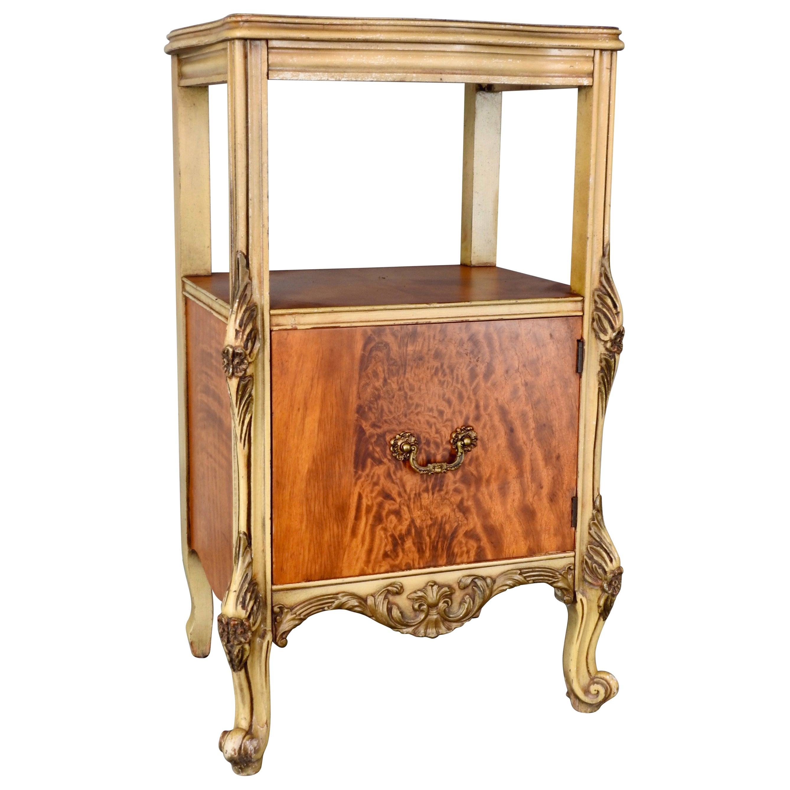 Satinwood Nightstand By J B Van Sciver Co For Sale At 1stdibs