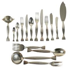 Hermès "Moisson" Silver Plated Flatware 25 Pieces