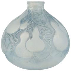 René Lalique "Courges" Glass Vase