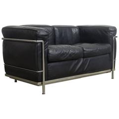 1928, Le Corbusier, LC2 Two-Seat in Chrome and Black Leather 11