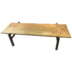 Great Rare Etruscan Design Coffee Table by Philip and Kelvin LaVerne