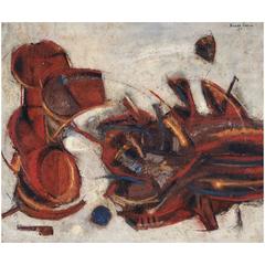 Latin American Abstract Modern Painting by Amado Garcia, 1969, Mexico