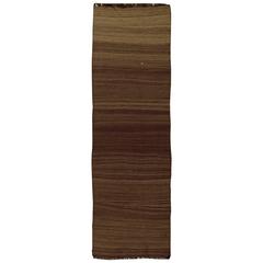 Vintage Flat-Weave Turkish Runner Rug 3