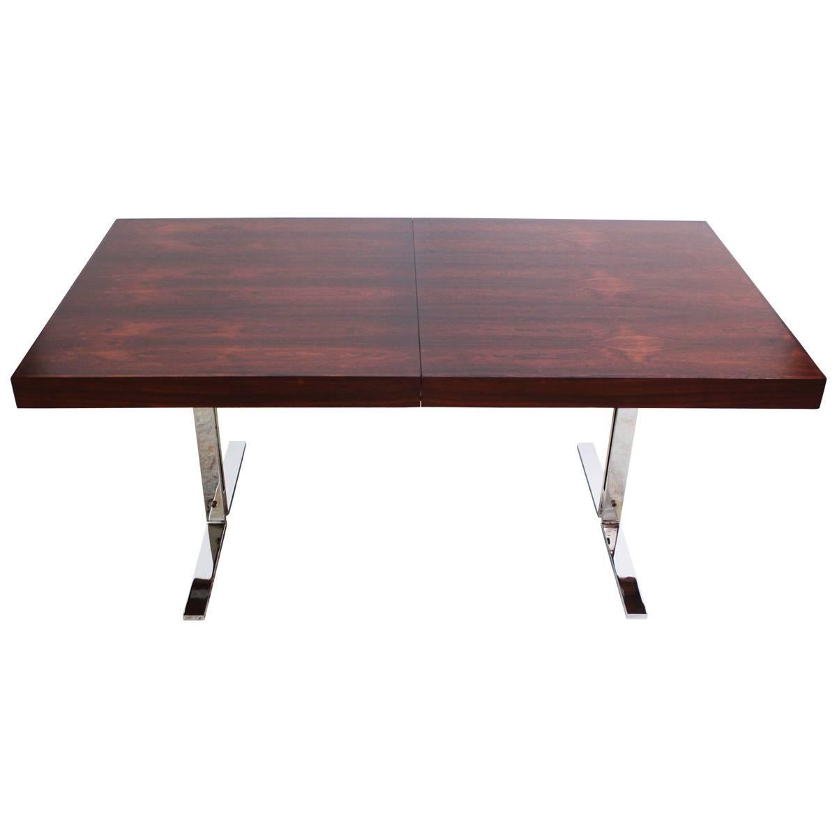 Poul Nørreklit Low Rosewood Extension Table for Georg Petersens