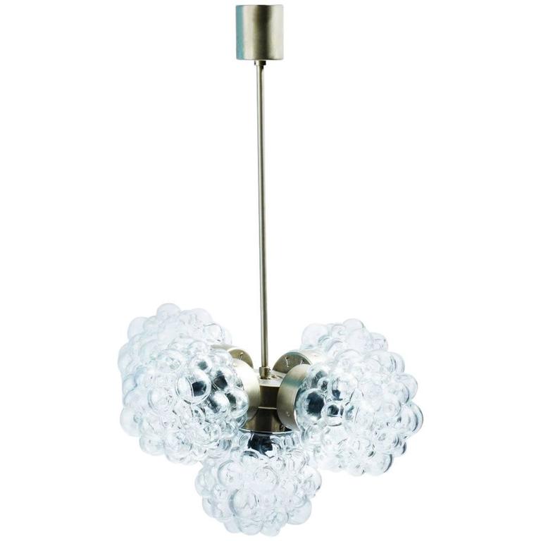 Bubble Glass Chandelier by Helena Tynell For Sale at 1stDibs