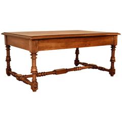 19th Century French Walnut Coffee Table